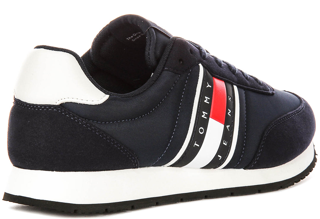 Tommy Hilfiger Casual Runner In Navy White For Men