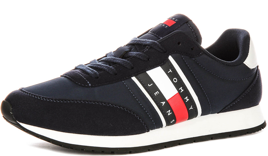 Tommy Hilfiger Casual Runner In Navy White For Men