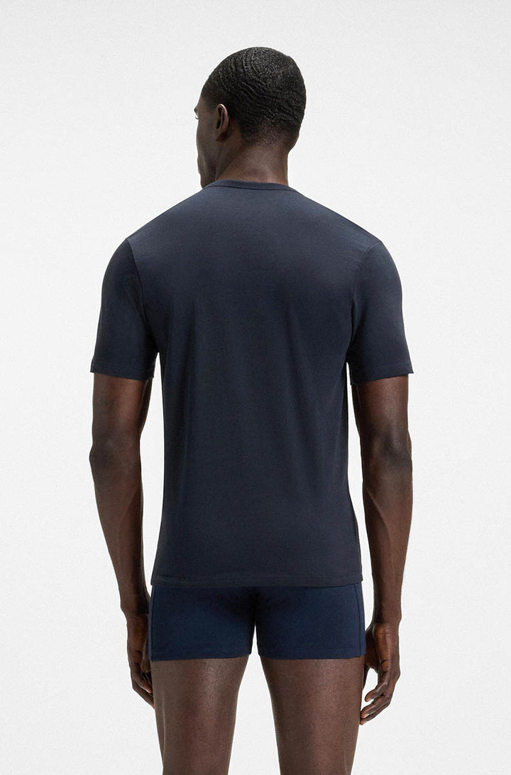 Boss T shirt 3 Pack Classsic In Navy White For Men