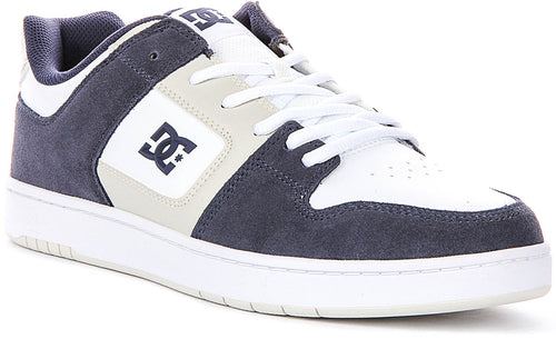 Dc Shoes Manteca 4 In Navy White For Men