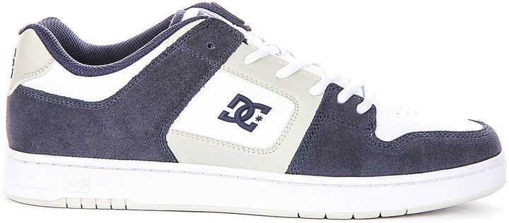 Dc Shoes Manteca 4 In Navy White For Men