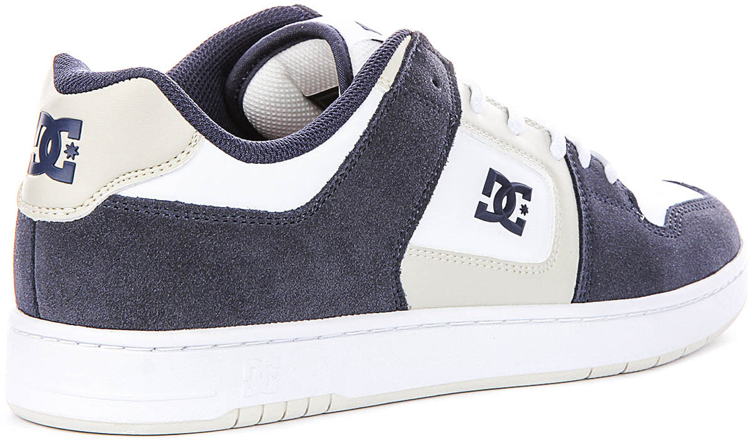 Dc Shoes Manteca 4 In Navy White For Men