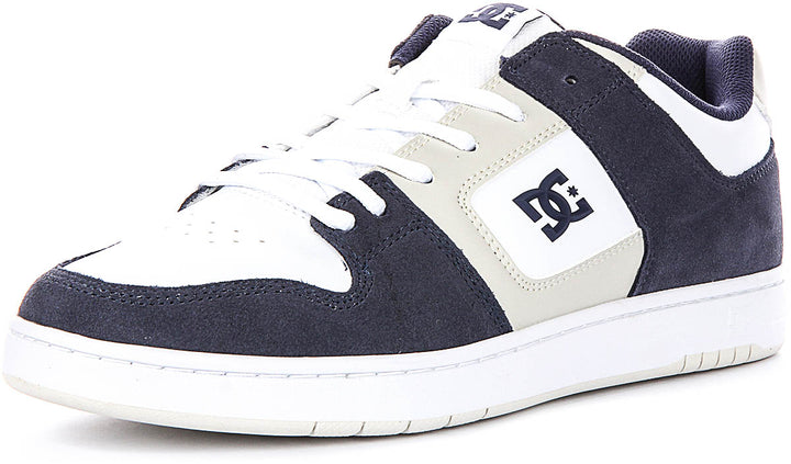 Dc Shoes Manteca 4 In Navy White For Men