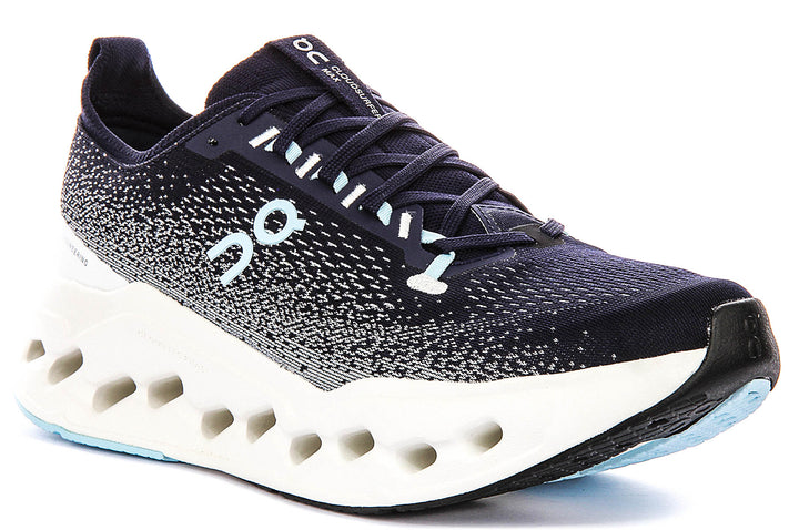 On Running Cloudsurfer Max In Navy White For Men