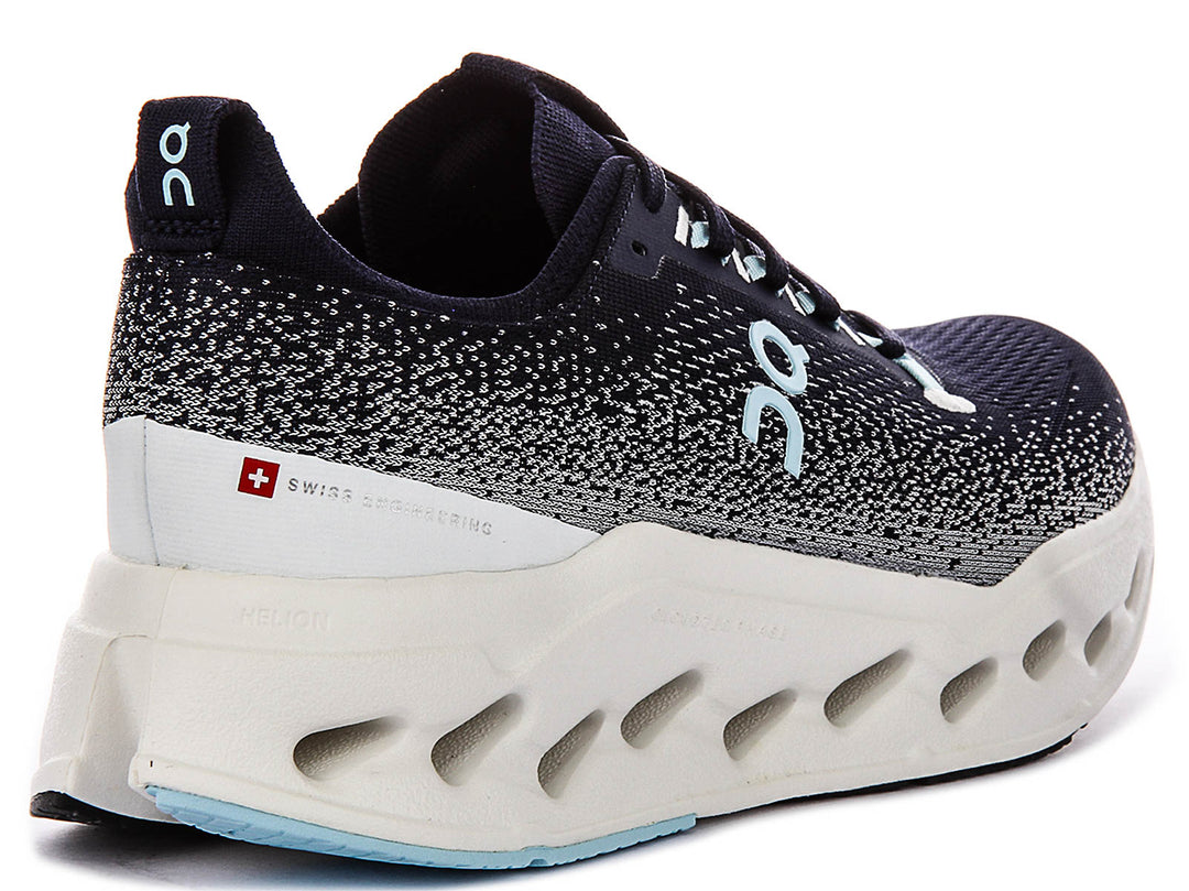 On Running Cloudsurfer Max In Navy White For Men