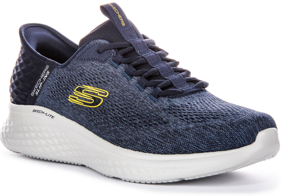 Skechers Skech Lite Pro In Navy Yellow For Men