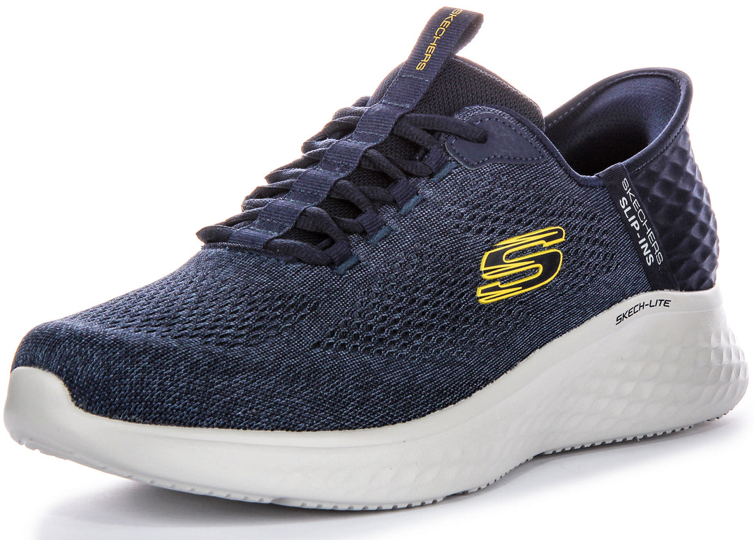 Skechers Skech Lite Pro In Navy Yellow For Men