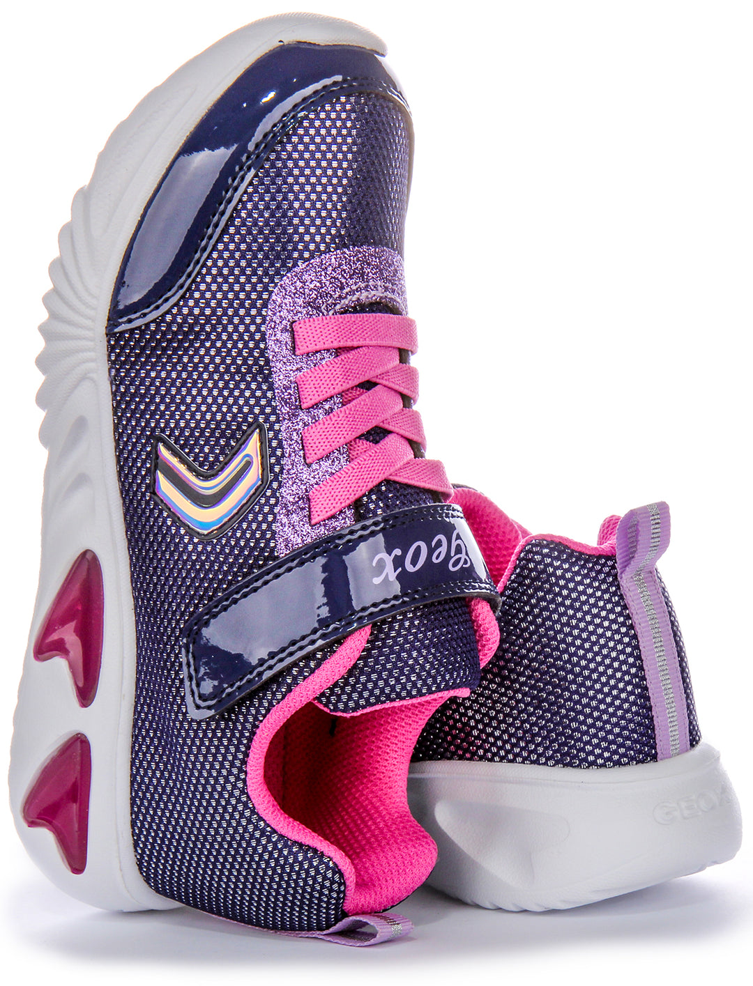 Geox J Assister G. A In Navy Pink For Infants