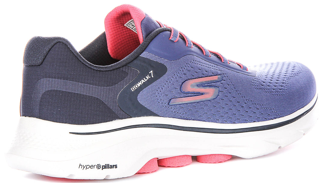 Skechers Go Walk 7 - Cosmic Waves In Navypink For Women