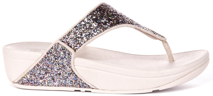 Fitflop Lulu Multi Glitter in Nude For Women