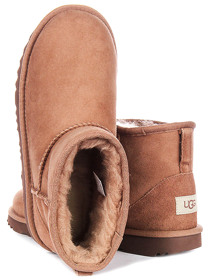Ugg Australia Classic Mini II In Oak For Juniors