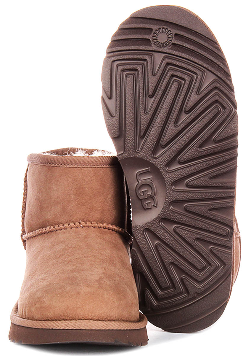 Ugg Australia Classic Mini II In Oak For Juniors