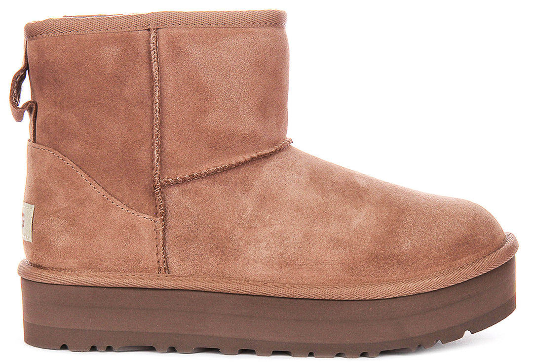 Ugg Australia Mini Platform In Oak For Juniors