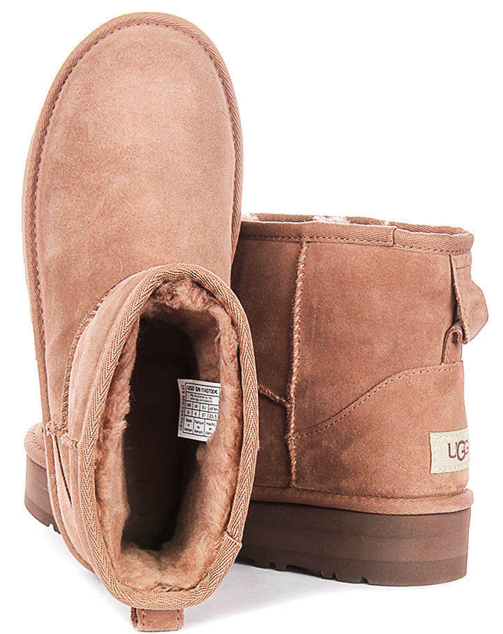 Ugg Australia Mini Platform In Oak For Juniors