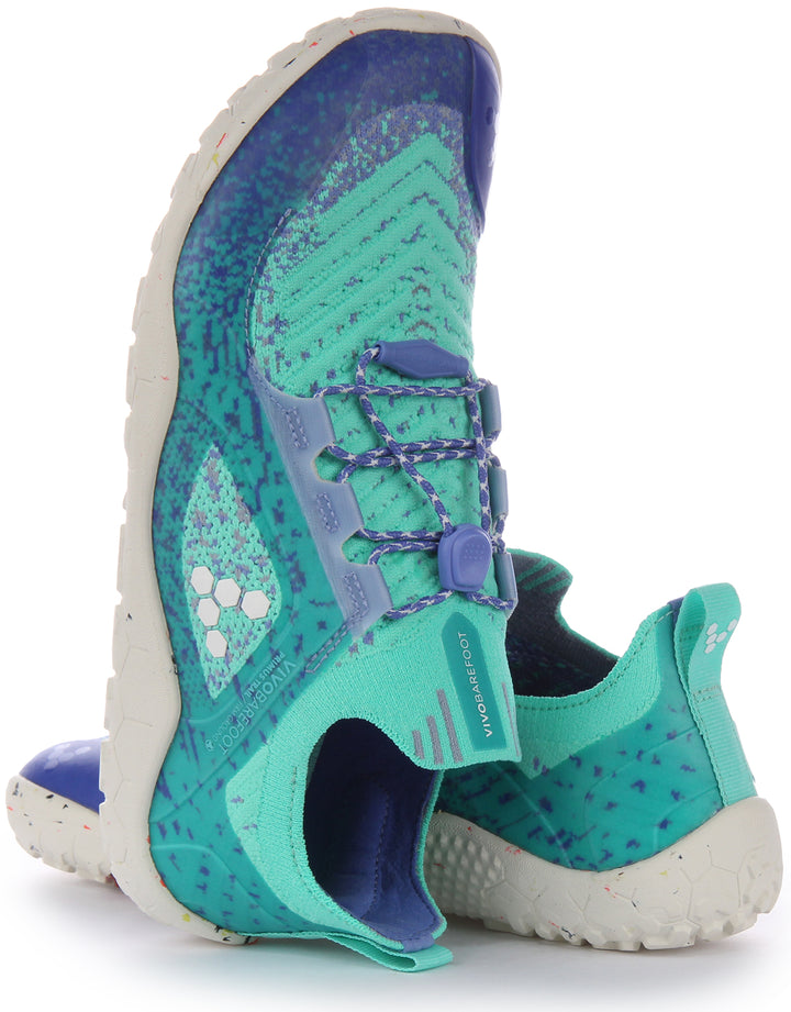 Vivobarefoot Primus Trail Knit FG Zapatillas de trail running de punto para mujer en océano