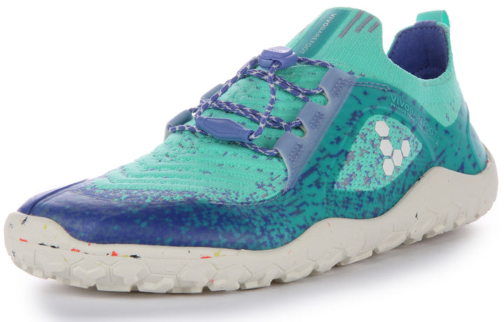 Vivobarefoot Primus Trail Knit FG Scarpe da ginnastica da trail running in maglia da donna in oceano