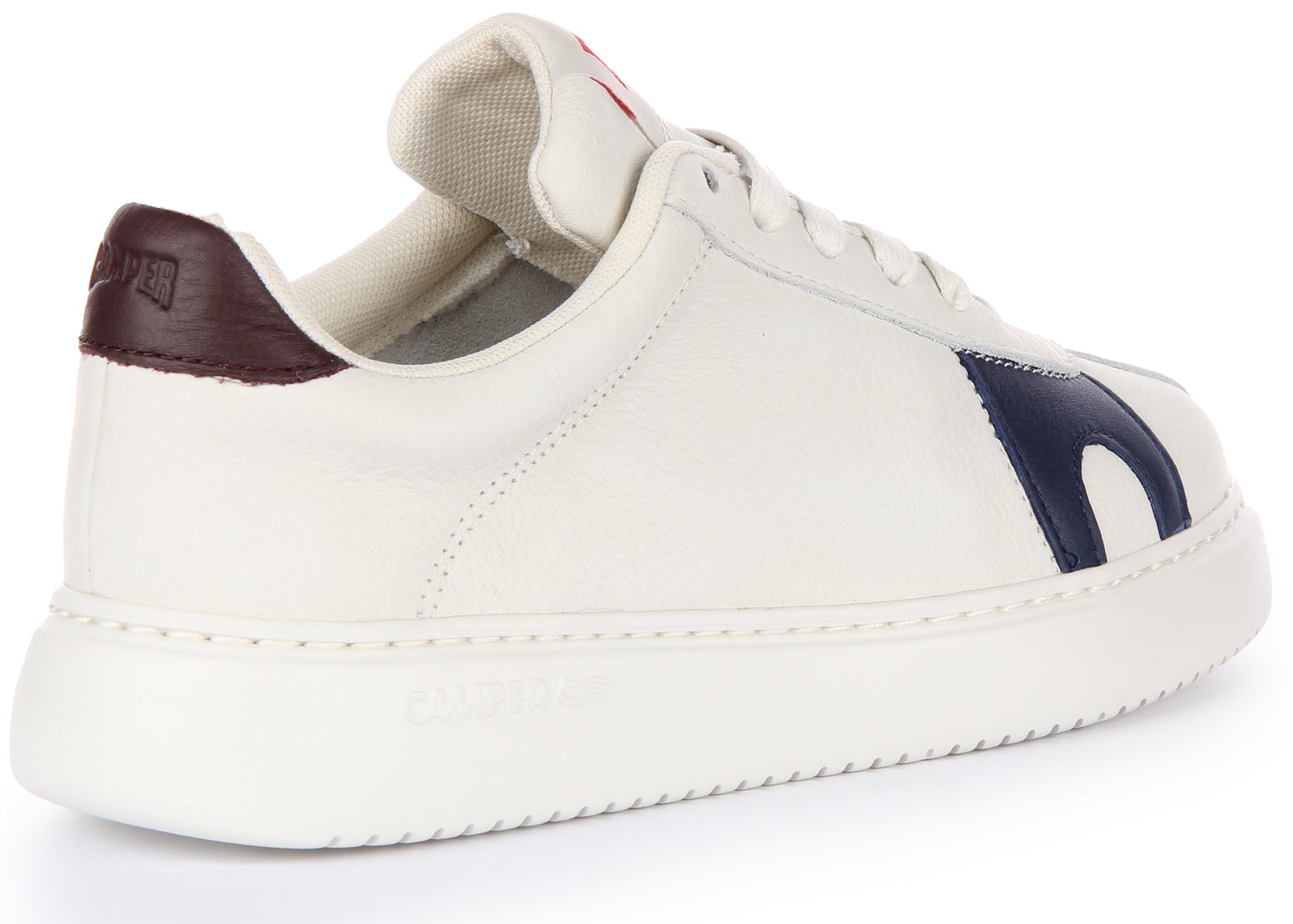 Camper Twins In Off White | Womens Lace Up Leather Trainer
