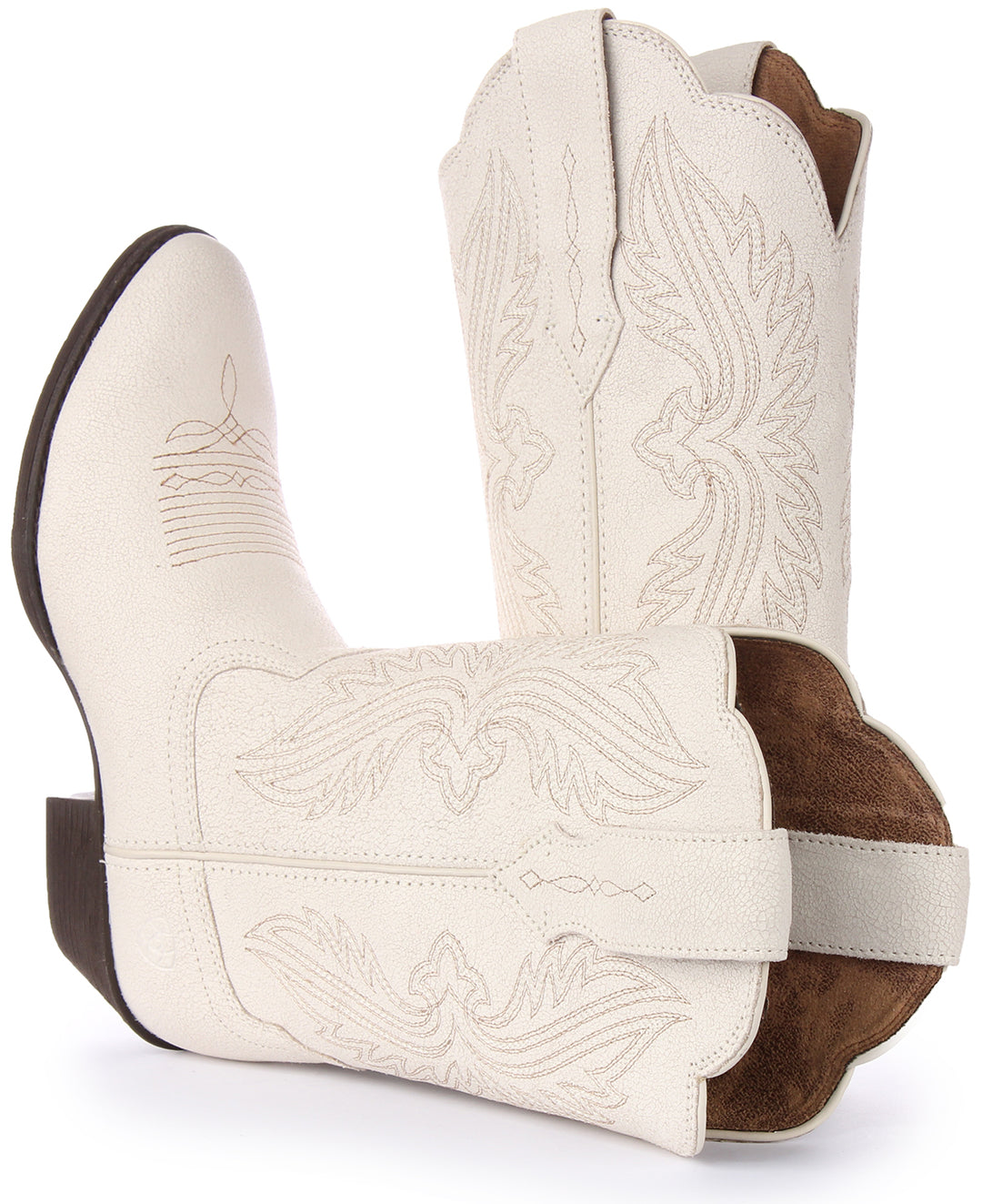 Ariat Heritage R Toe In Off White For Women