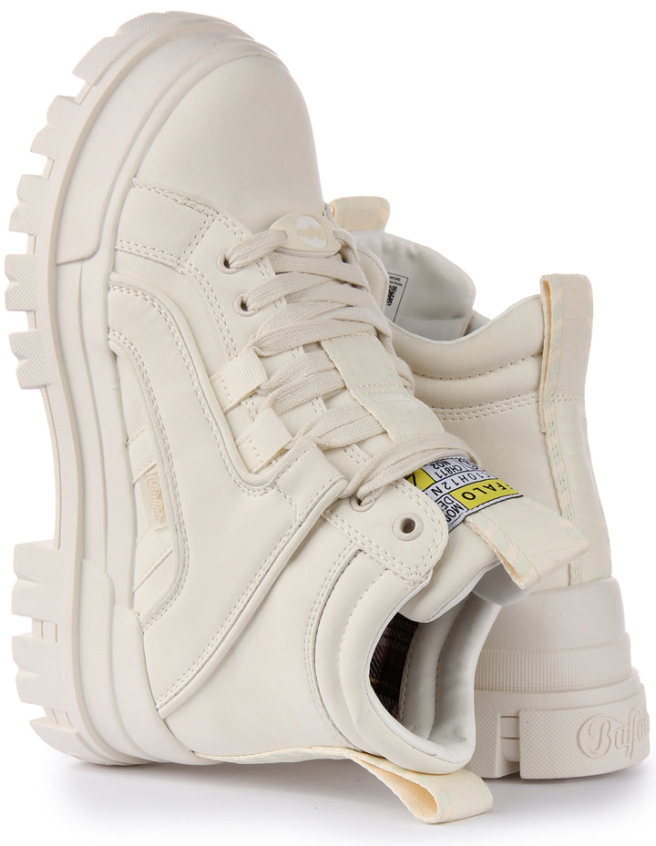 Buffalo Aspha Nc Mid In Off White For Women