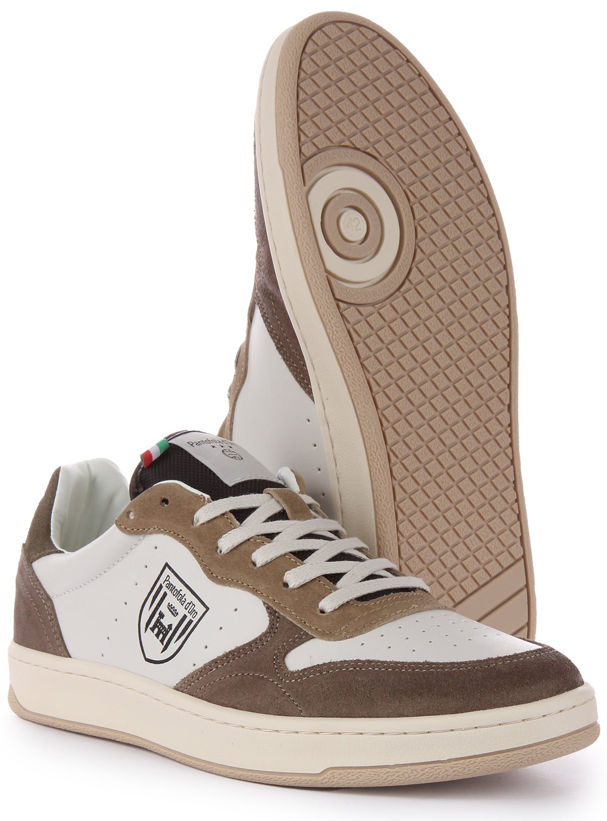 Pantofola D'Oro Lioni Uomo Low Off White For Men | Lace up Shoe