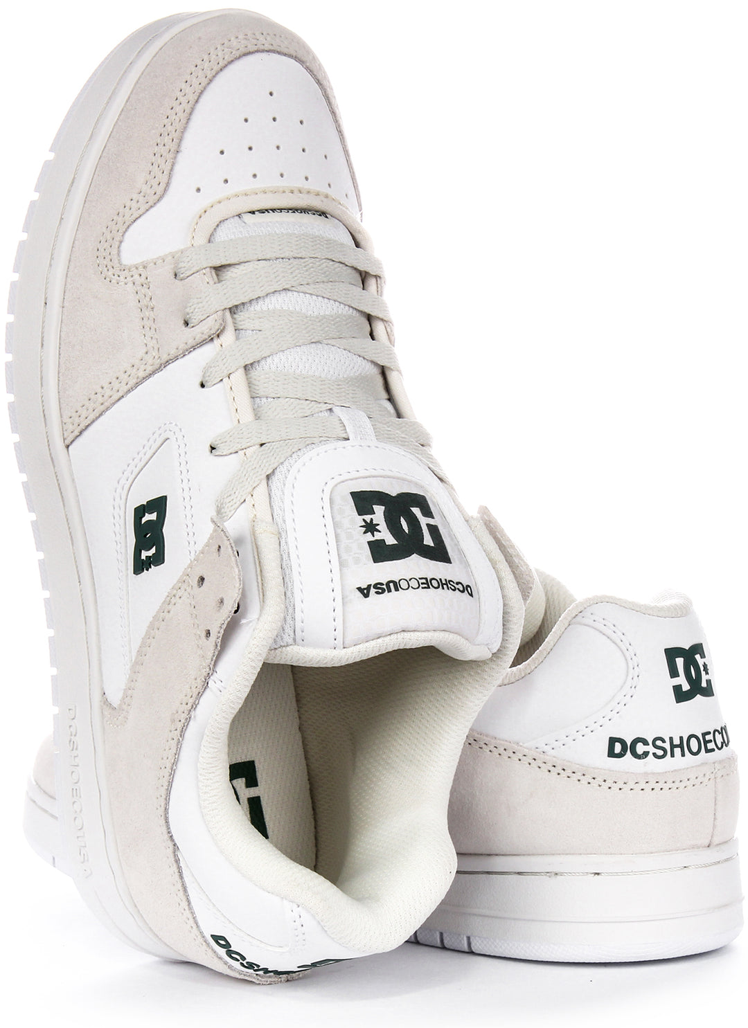 DC Shoes Manteca SE Herren Sneaker aus Wildleder in Off White