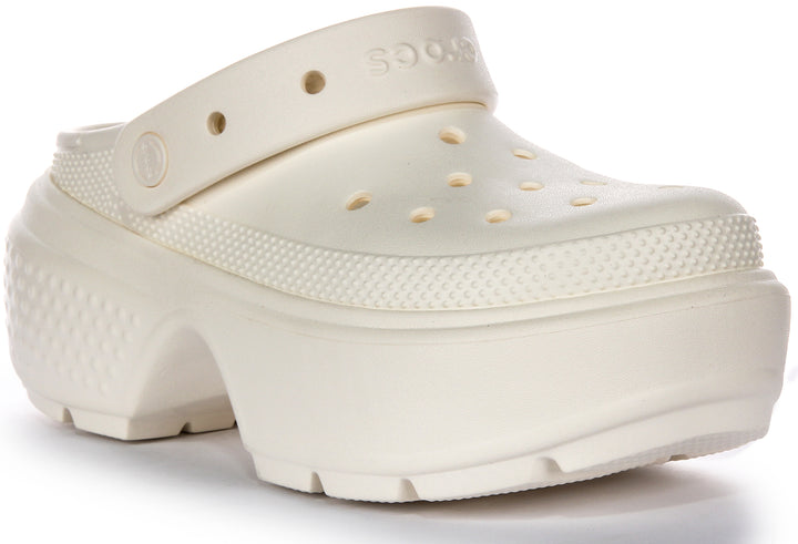 Crocs Stomp Clog In Off White