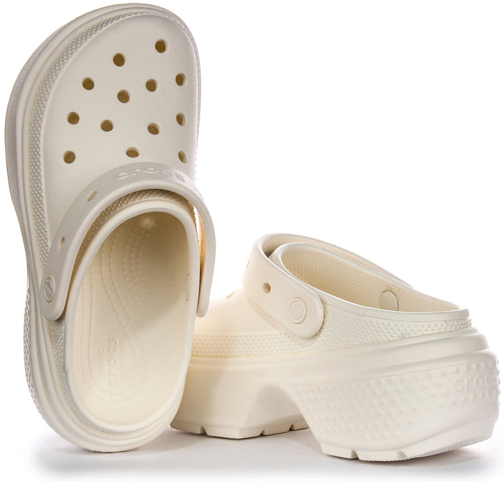 Crocs Stomp Clog In Off White