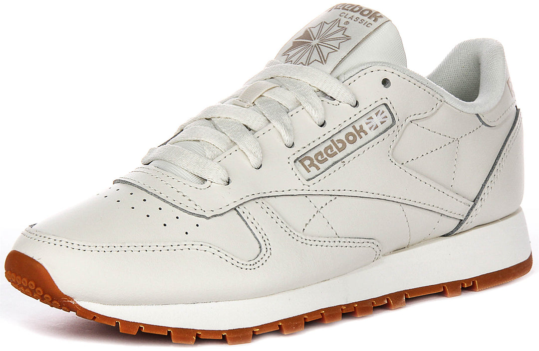 Reebok Classic Leather In Off White For Women