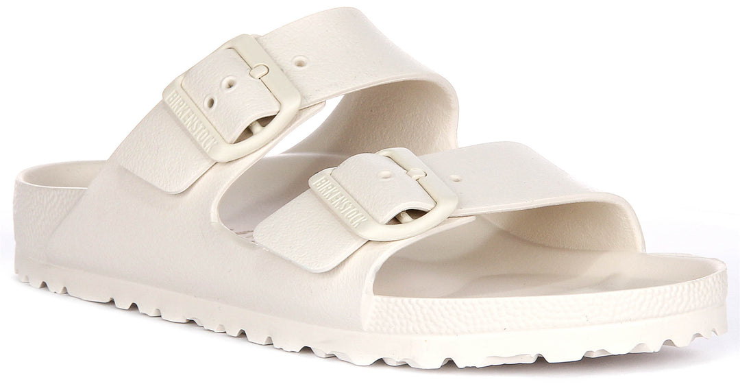 Birkenstock Arizona Eva In Off White For Unisex