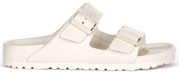 Birkenstock Arizona Eva In Off White For Unisex