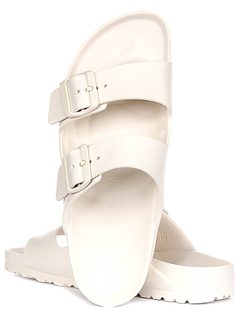 Birkenstock Arizona Eva In Off White For Unisex