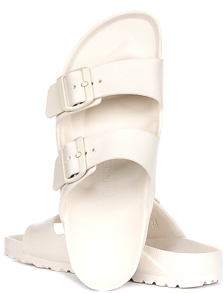 Birkenstock Arizona Eva In Off White For Unisex