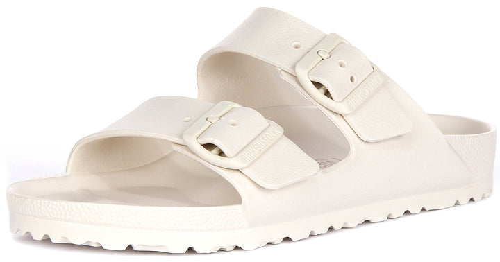 Birkenstock Arizona Eva In Off White For Unisex