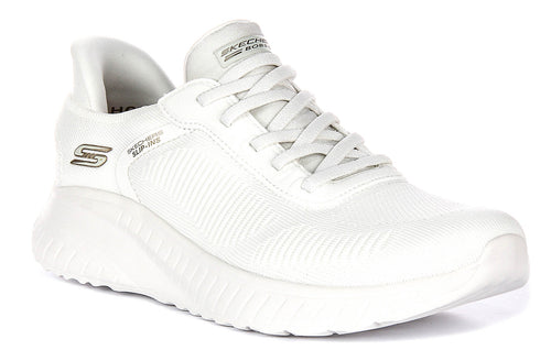 Skechers Bobs Sport Squad In Off White For Women