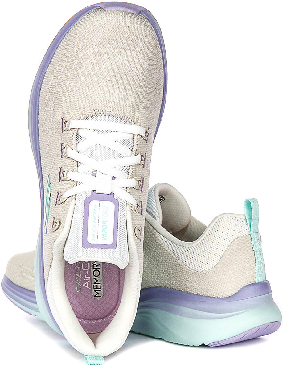 Skechers Vapor Foam - Summer Journey en Blanc Cassé pour Femme