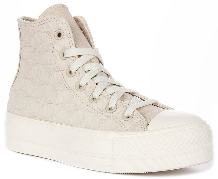 Converse All Star Lift A13523C In Textured Print For Women