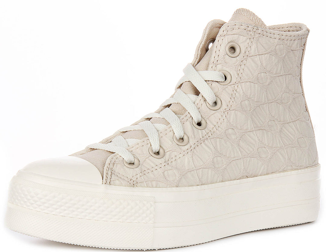 Converse All Star Lift A13523C In Textured Print For Women