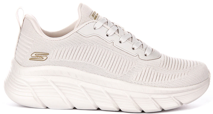 Skechers Bobs Sport Flex In Off White For Women