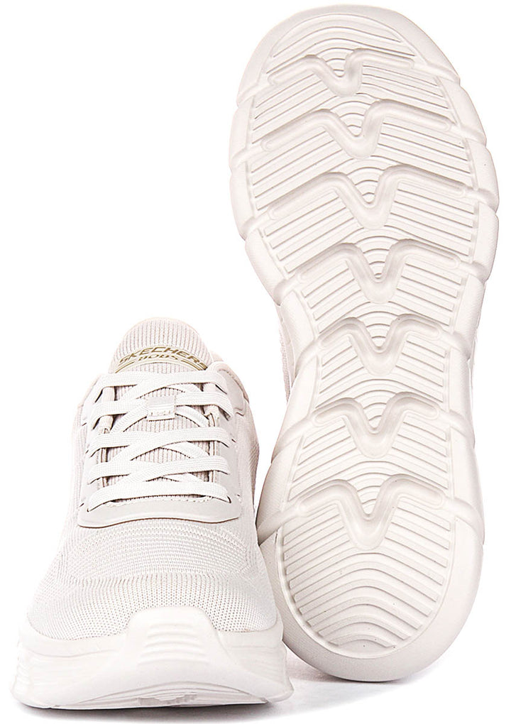 Skechers Bobs Sport Flex In Off White For Women