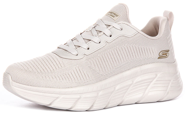 Skechers Bobs Sport Flex In Off White For Women
