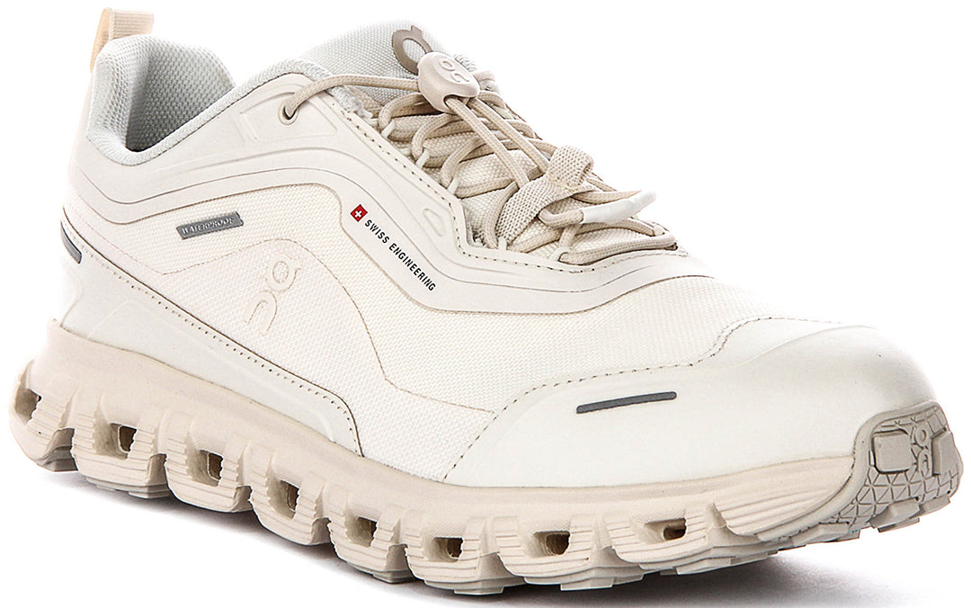 On Running Cloud 6 Geo Waterproof In Off White For Women