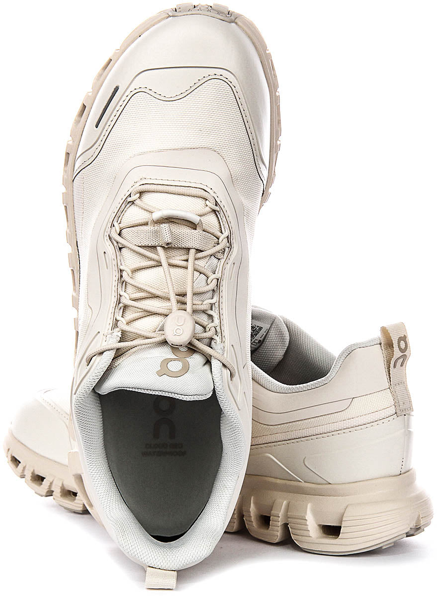 On Running Cloud 6 Geo Waterproof In Off White For Women