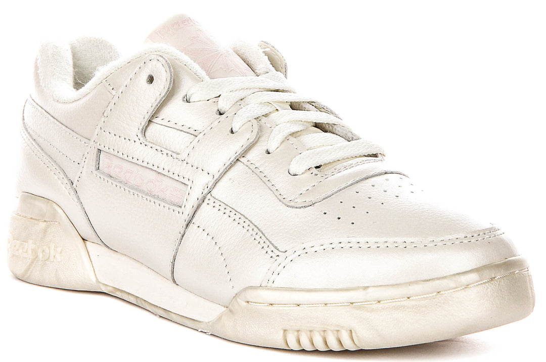 Reebok Workout Plus In Pearl White For Women