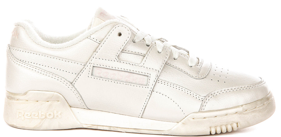 Reebok Workout Plus In Pearl White For Women