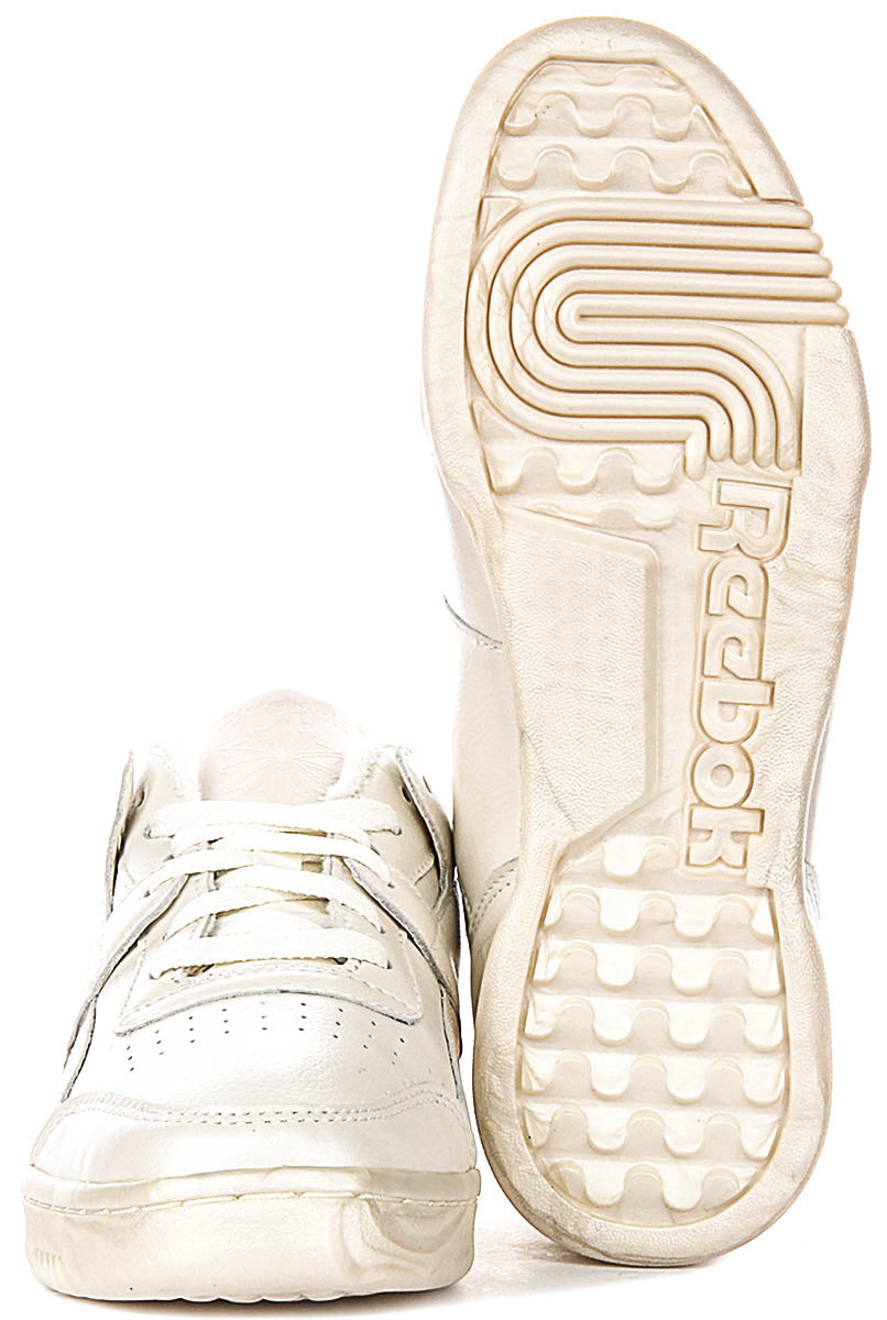 Reebok Workout Plus In Pearl White For Women