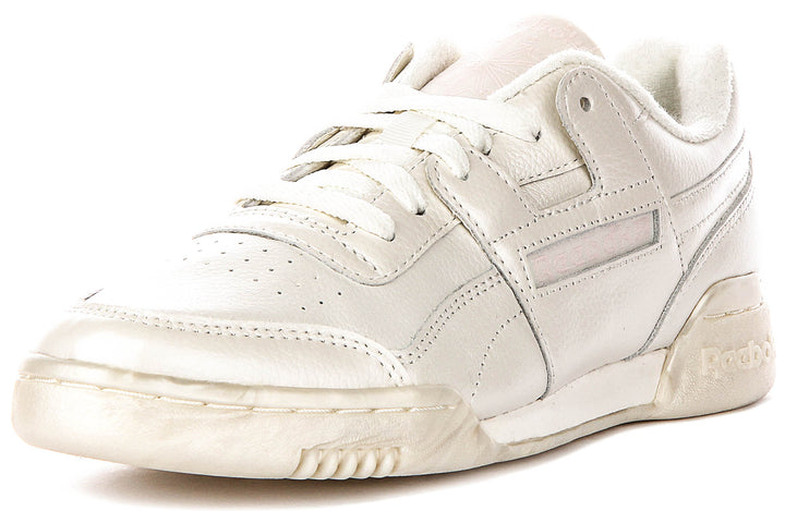 Reebok Workout Plus In Pearl White For Women