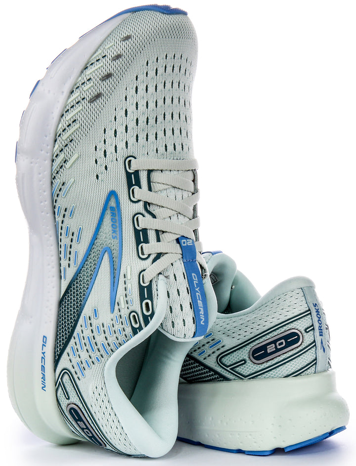 Brooks Glycerine 20 In Light Blue | Regular Fit