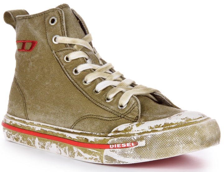 Diesel S Athos Mid In Olive For Men