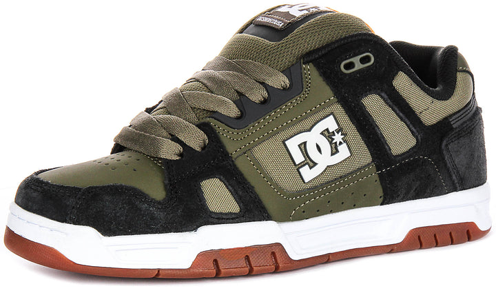 Dc Shoes Stag In Olive For Men