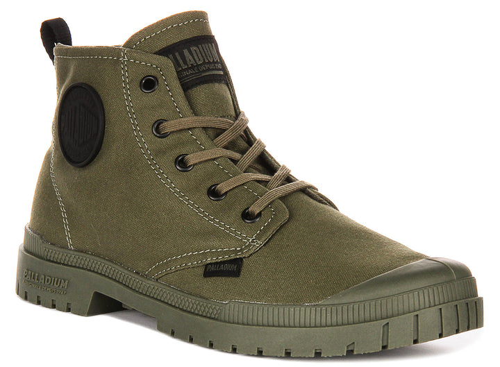 Palladium Pampa SP20 Hi In Olive Boots